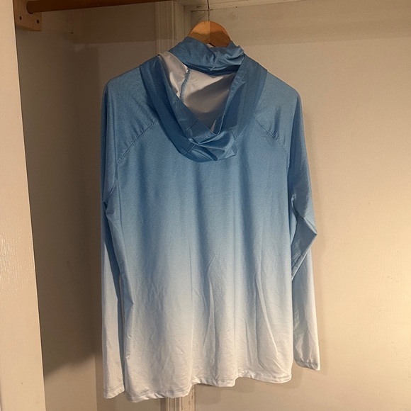 Bassdash Blue Patterned Hoodie - Picture 5 of 5